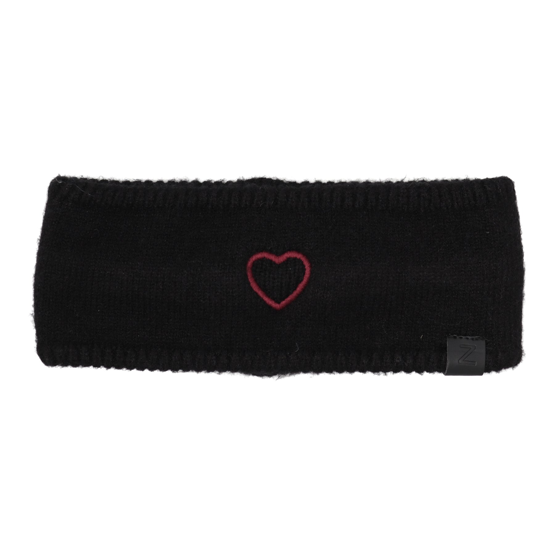 Embroidered Heart Band