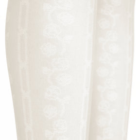 Floral Chain Microfiber Tights