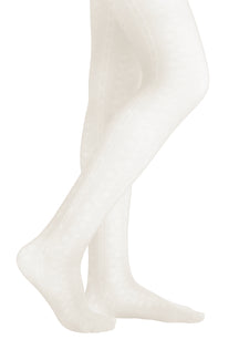 Floral Chain Microfiber Tights