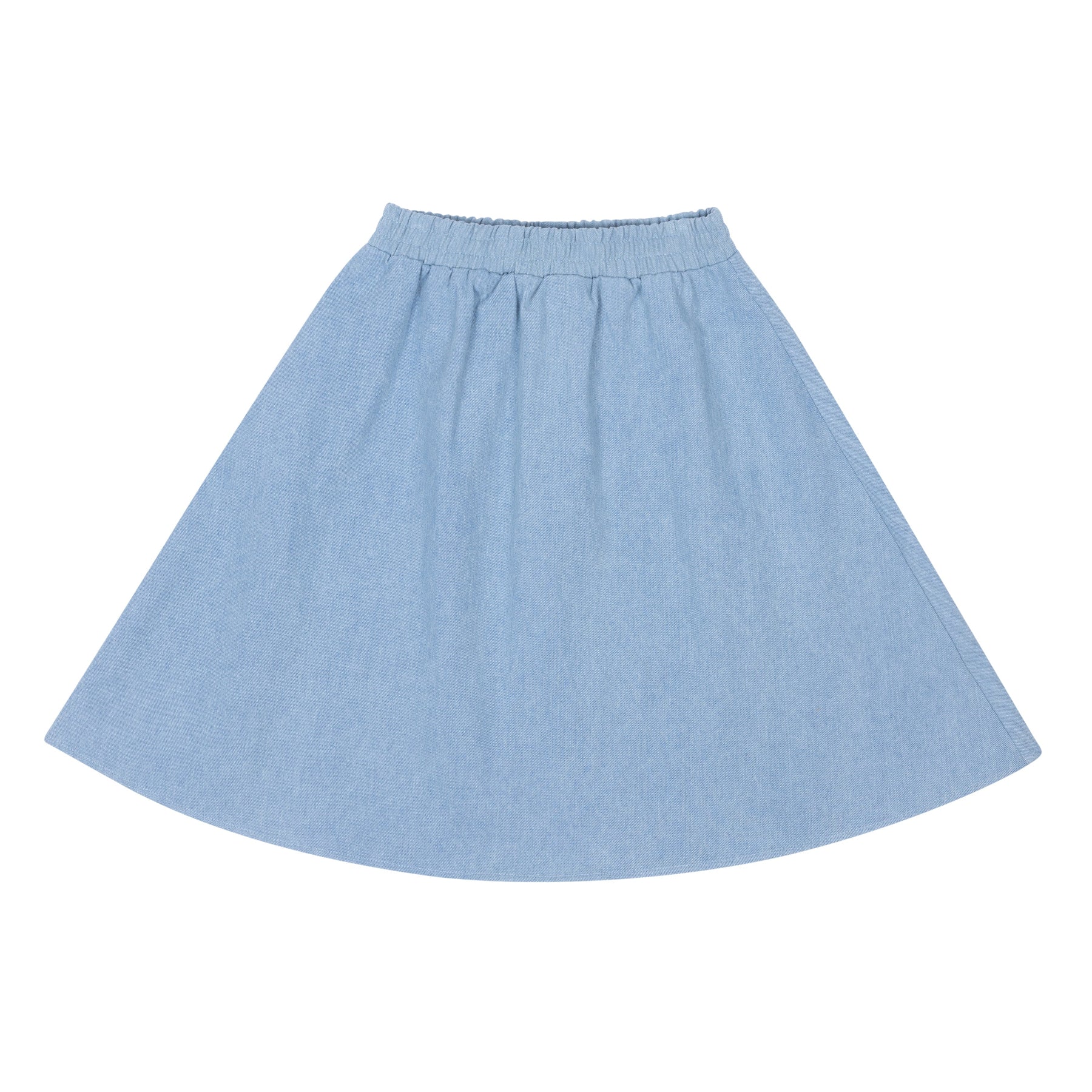 Denim Circle Skirt