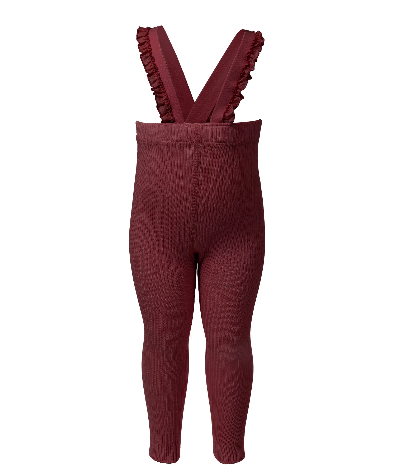 NUMU Ribbed Ruffle Overall Long
