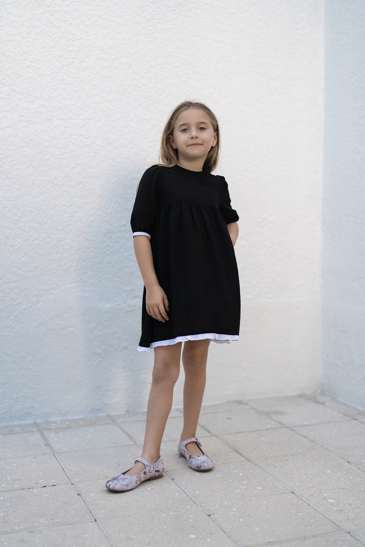 Girls Contrast Dress