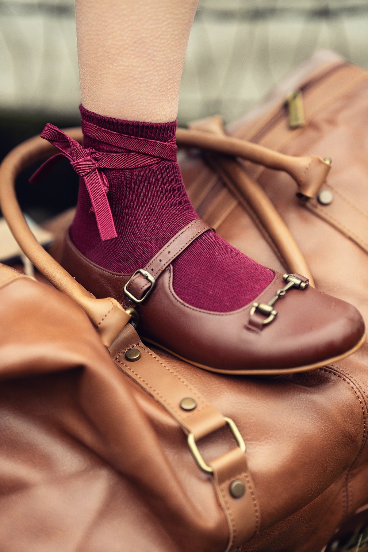 Ribbon Wrap Ankle