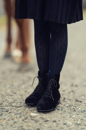 Modal Diamond Texture Tights