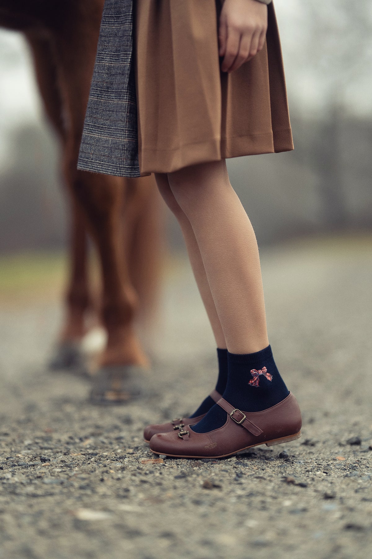 Bow Scarf Ankle