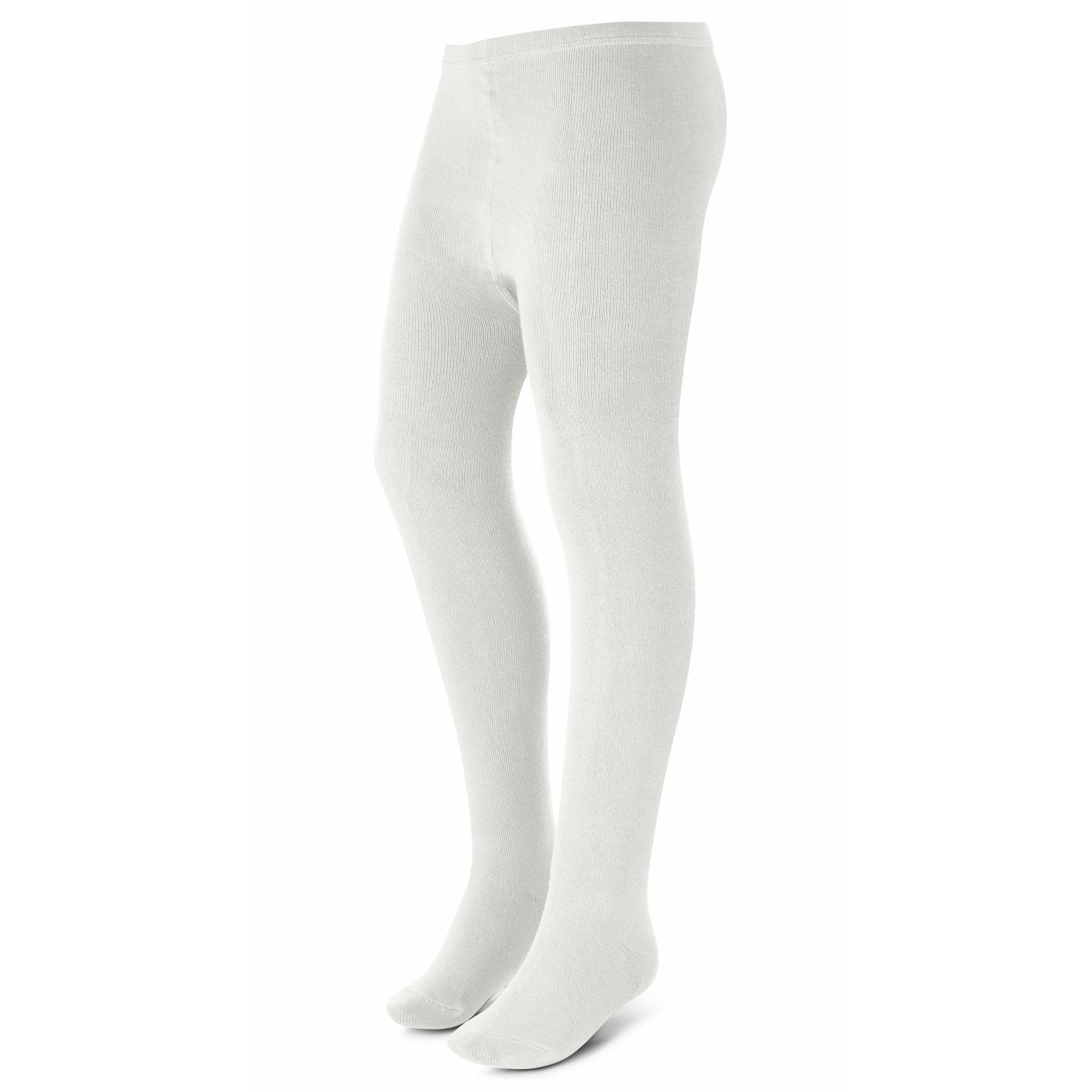 Cotton Flat Tights Black
