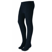 Cotton Flat Tights Black