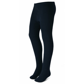 Cotton Flat Tights Black