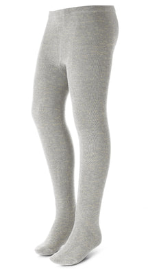 Wide Width Ribbed Cotton TIghts