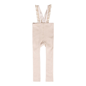 NUMU Ribbed Ruffle Overall Long