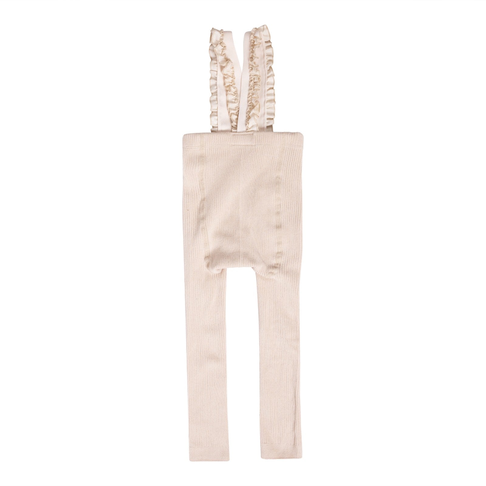 NUMU Ribbed Ruffle Overall Long