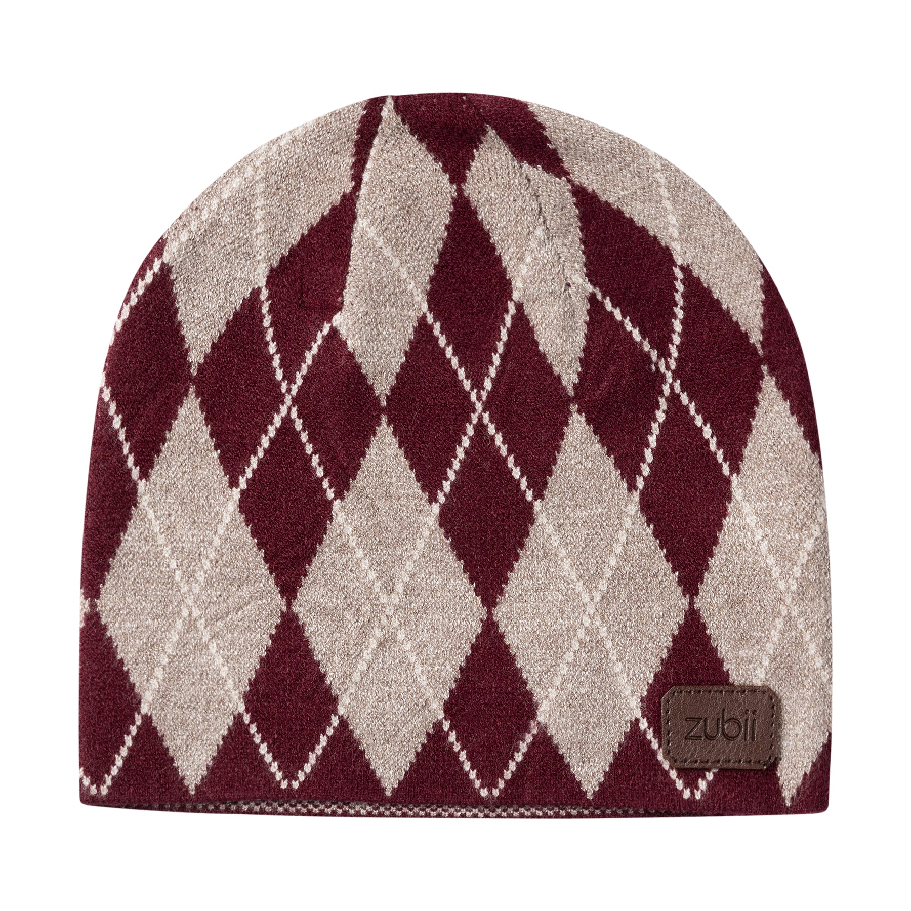 Argyle Knit Beanie