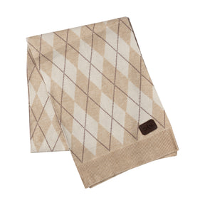 Argyle Knit Scarf