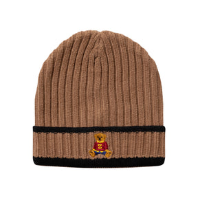 Striped Teddy Beanie