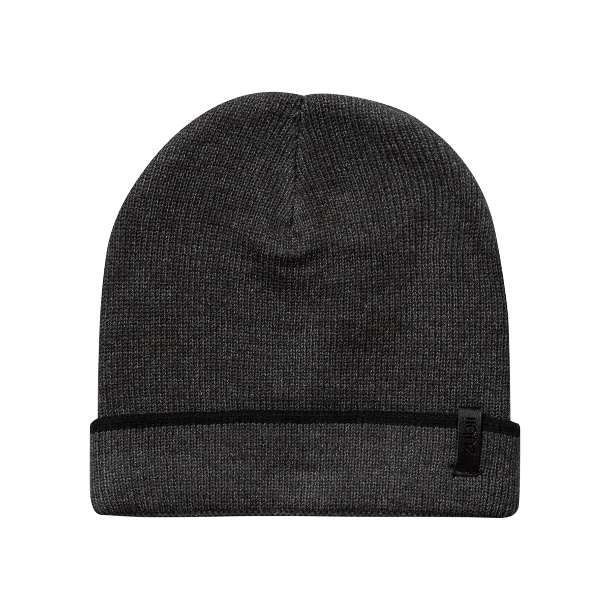 Contrast Stripe Beanie with Cuff