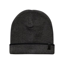 Contrast Stripe Beanie with Cuff