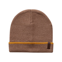 Contrast Stripe Beanie with Cuff
