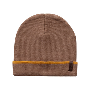 Contrast Stripe Beanie with Cuff