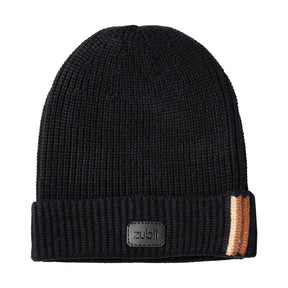 2 Tone Stripe Beanie with Cuff