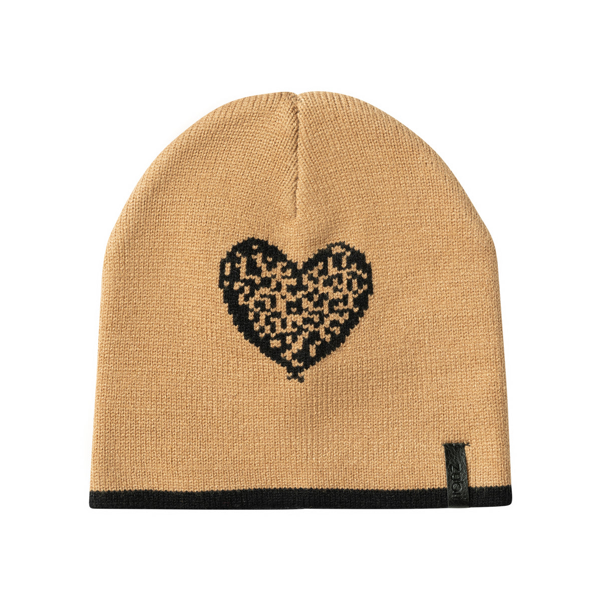 Leopard Heart Beanie