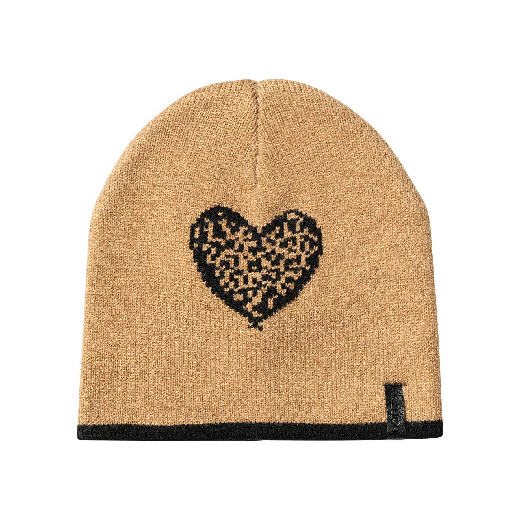 Leopard Heart Beanie