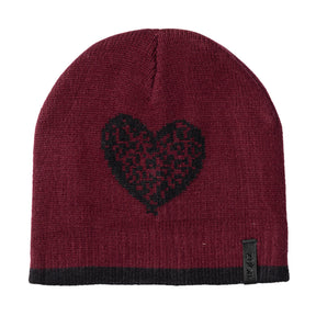 Leopard Heart Beanie