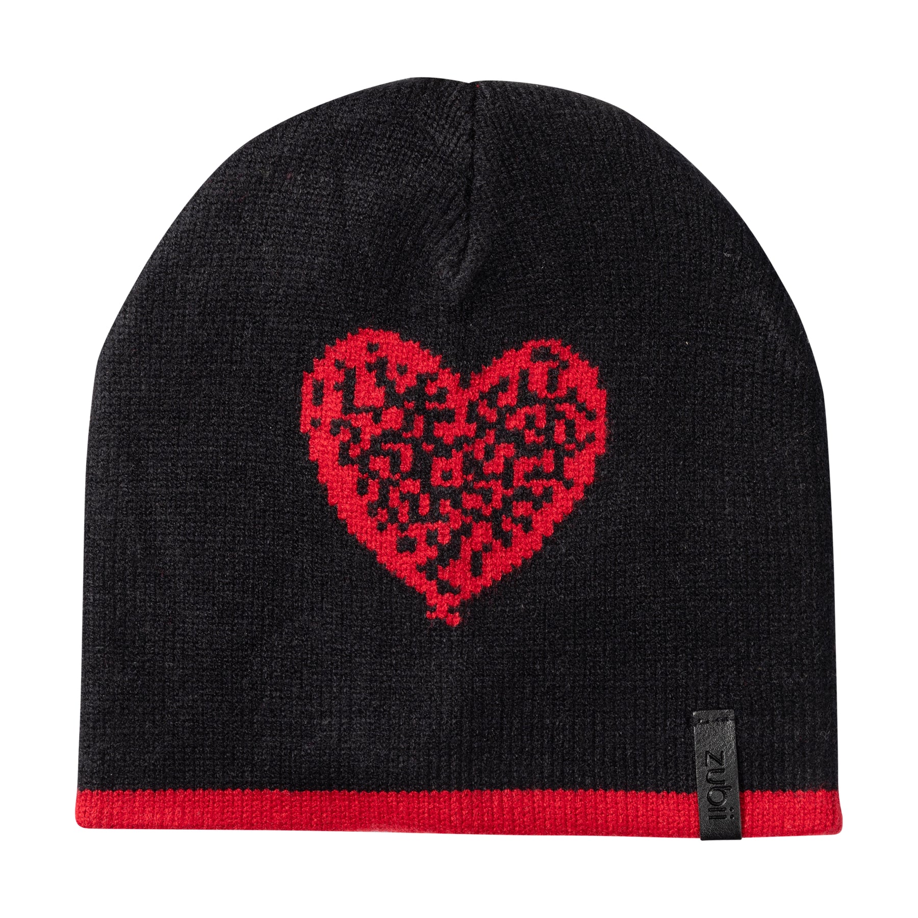 Leopard Heart Beanie