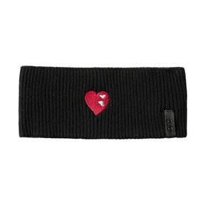 Embroidered Double Heart Band