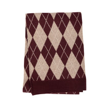 Argyle Knit Scarf