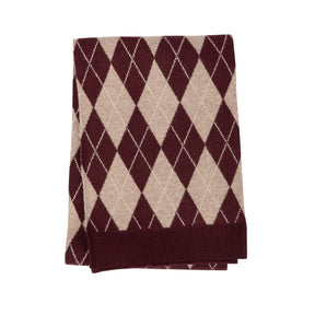 Argyle Knit Scarf