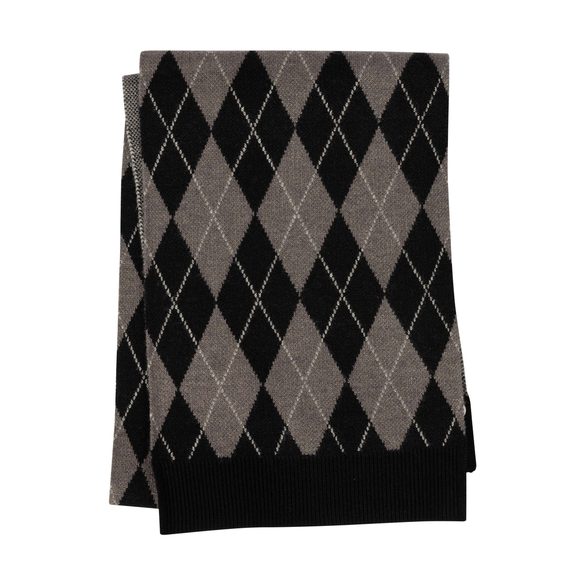 Argyle Knit Scarf