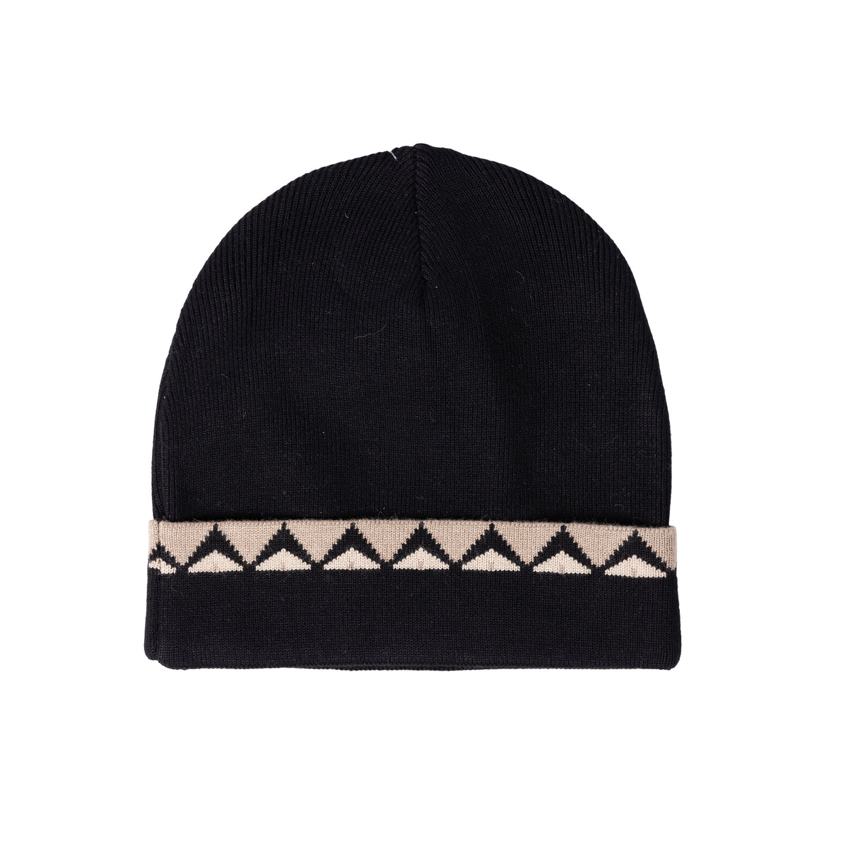 Jacquard Trim Cuff Beanie