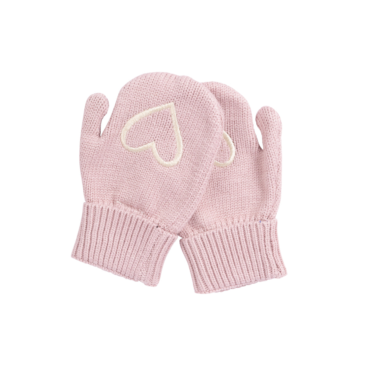 Embroidered Heart Mitten/Glove