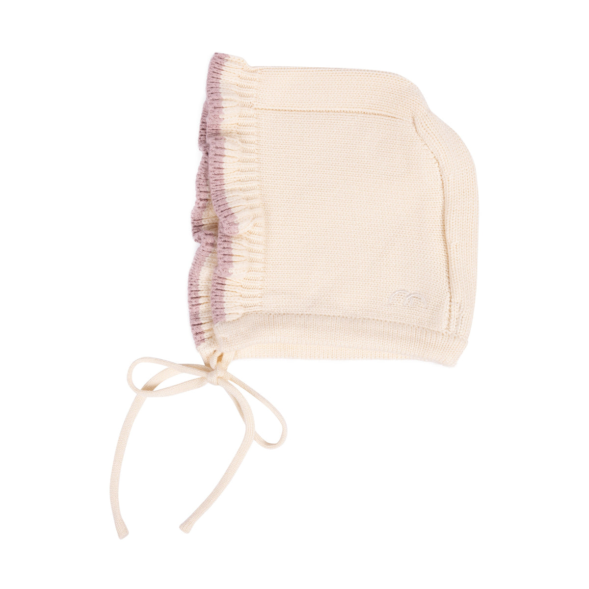 Numu Contrast Scalloped Edge Bonnet
