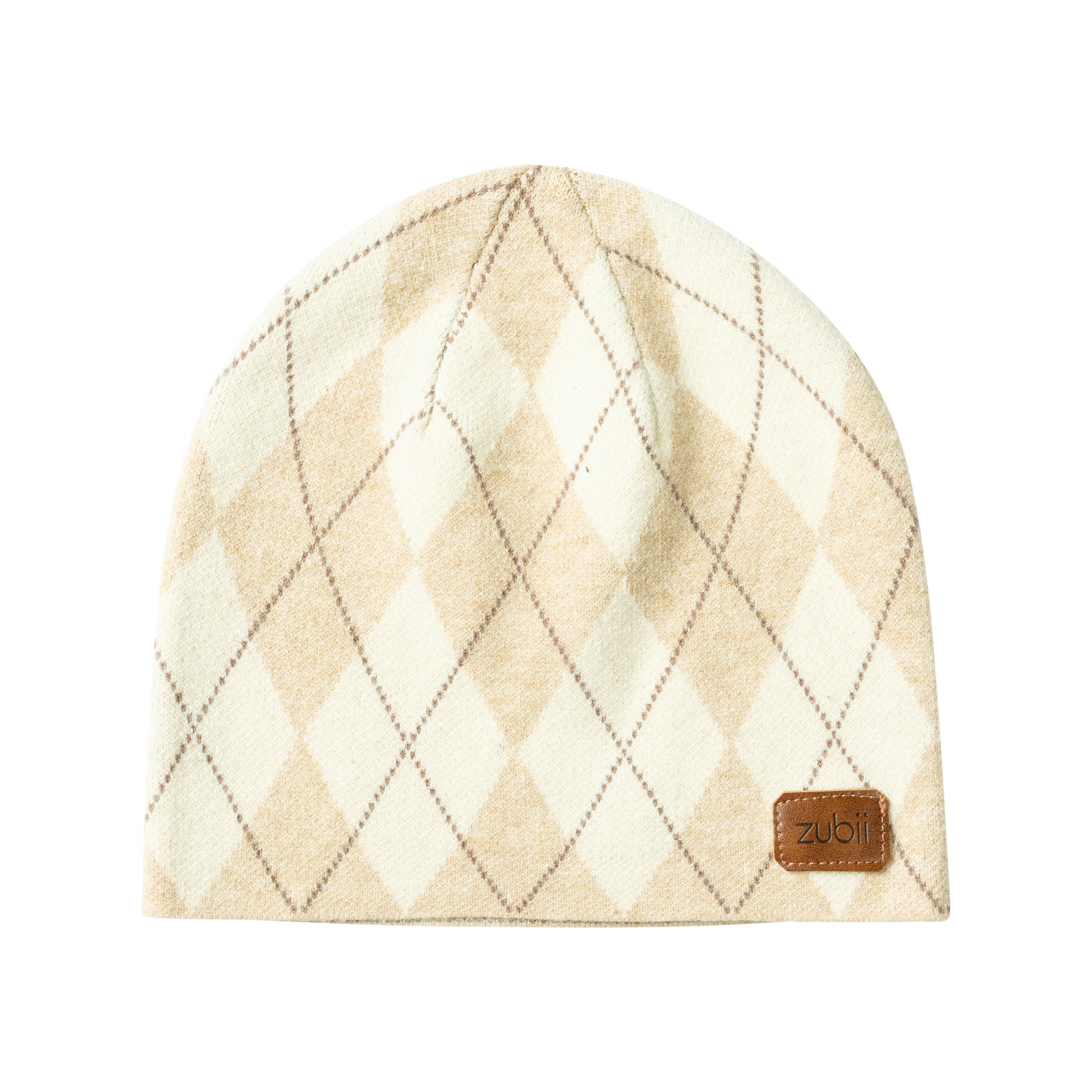 Argyle Knit Beanie