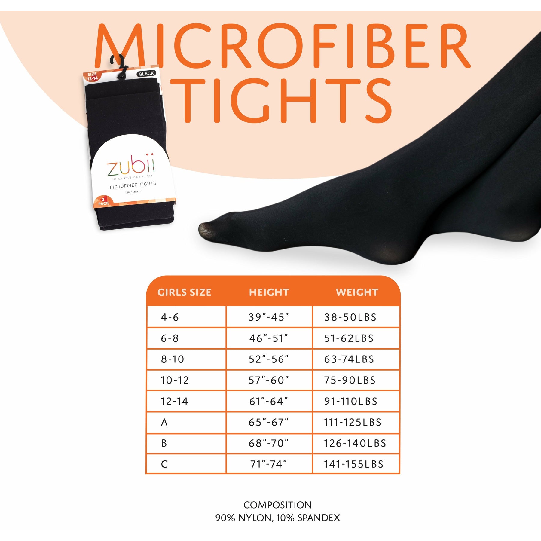 Microfiber Tights - 60 denier, all Tights
