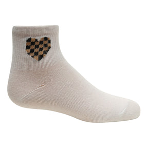 Checkered Heart Ankle