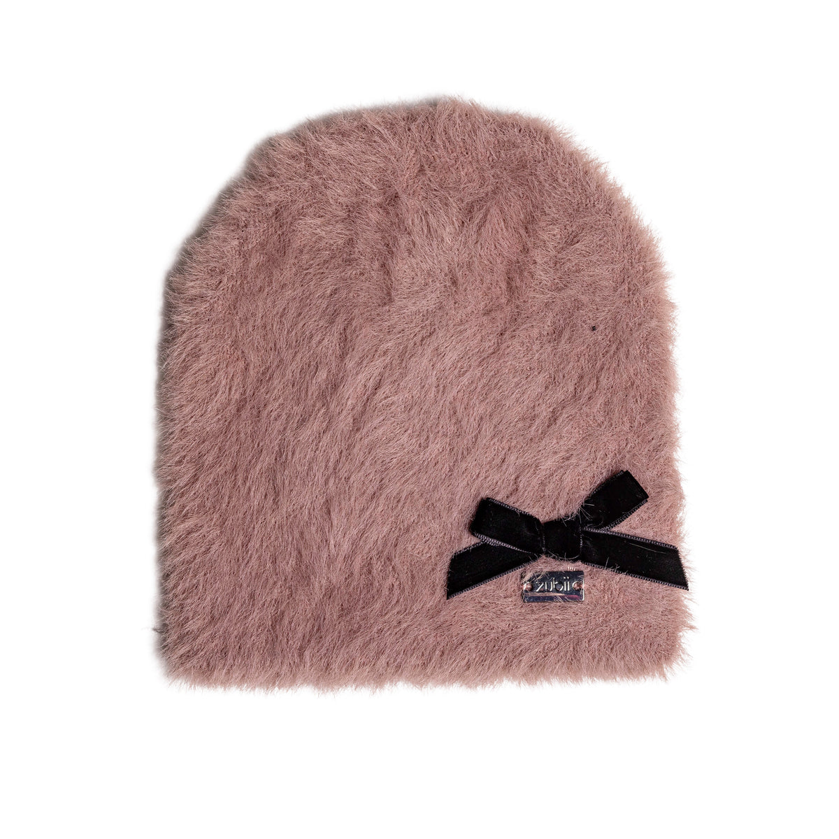 Mohair Beanie With Bow