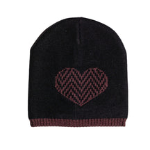 Zebra Heart Beanie