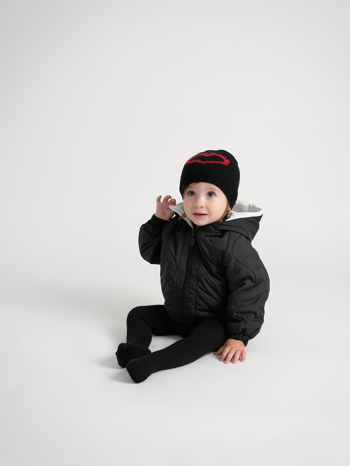Mohair Heart Beanie